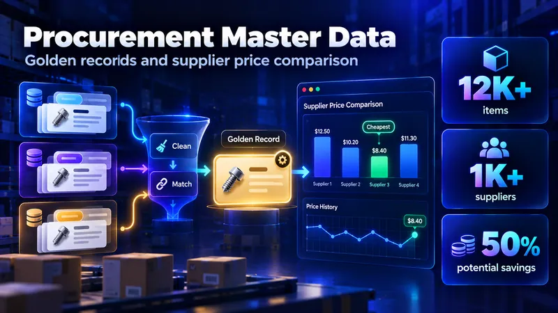 Procurement Master Data & Price Analytics