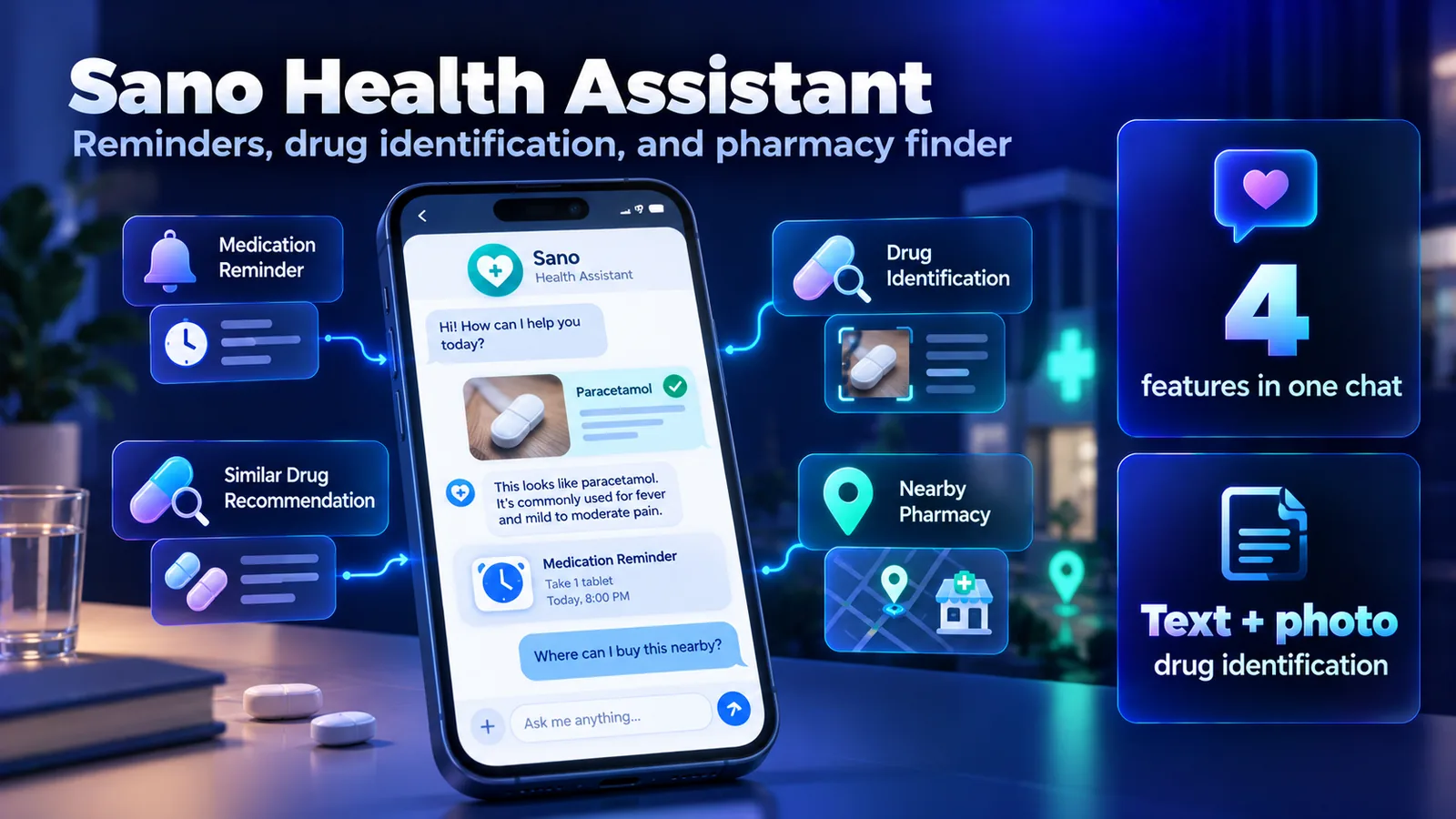 Sano: Personal Health Assistant Chatbot